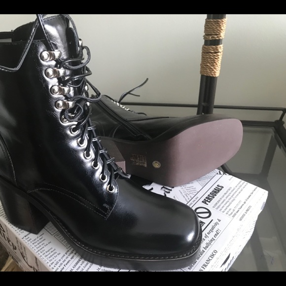 Jeffrey Campbell Heeled Combat boot - Picture 5 of 5